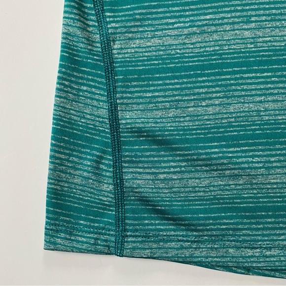 Eastern Mountain Sports Techwick Shirt Size Large Aqua Green Short Sleeve Sporty - Picture 5 of 14